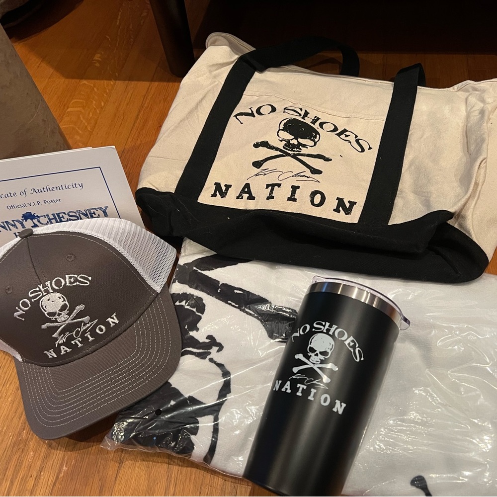 Kenny Chesney Limited Edition ‘No Shoes Nation’ VIP package!
